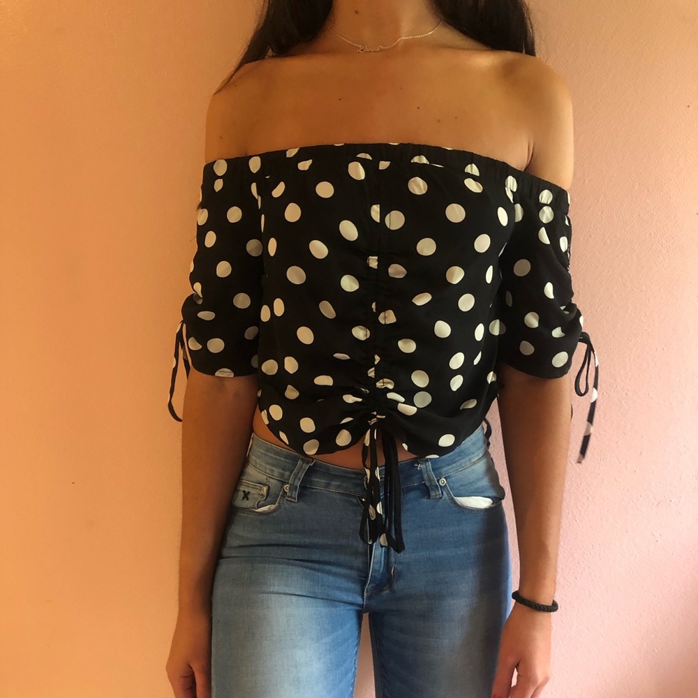 Princess Polly polka dot top